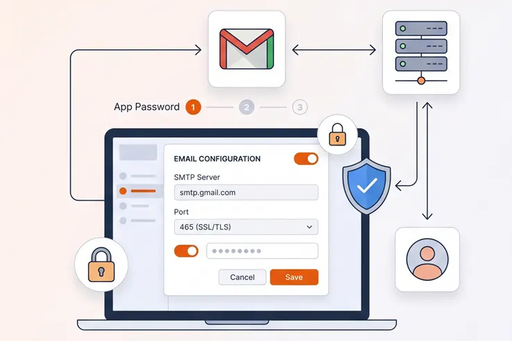 How to Set Up SMTP Using a Gmail App Password (Step-by-Step Guide)