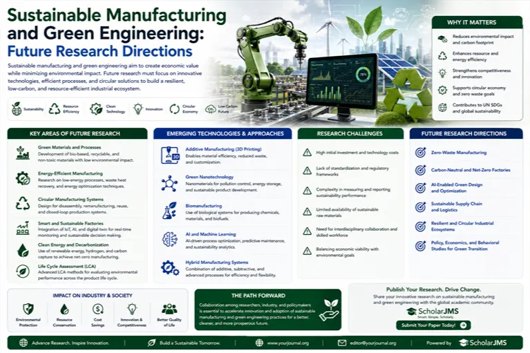 Sustainable Manufacturing and Green Engineering: Future Research Directions